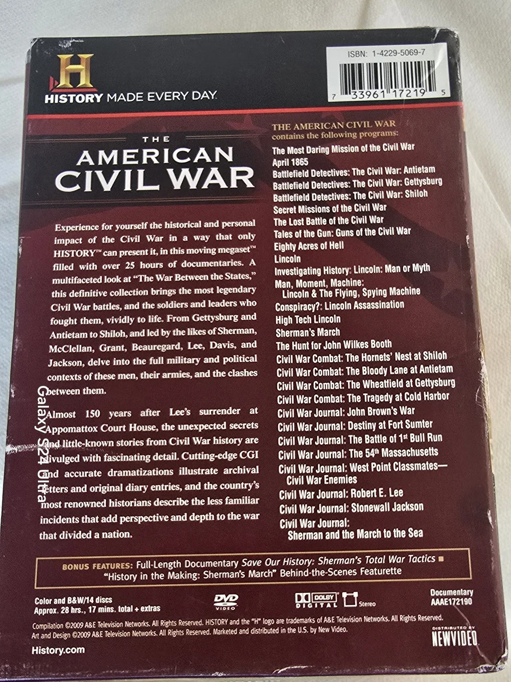 The American Civil War DVD Box Set - The History Channel (14 Disc Complete Serie